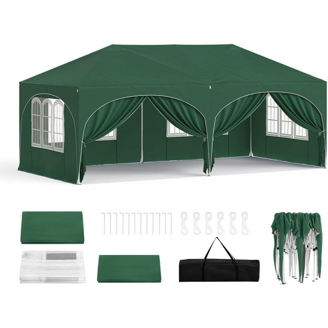 gazebo verde resistente