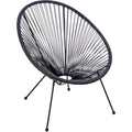 poltrone nero relax reclinabile